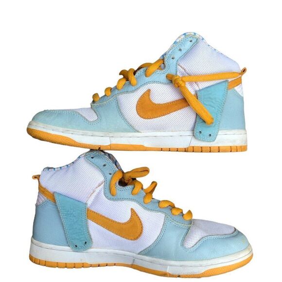 VINTAGE 2003 Nike Dunk High 'Shima Shima' Gold Wave Size 10.5 - Picture 4 of 16